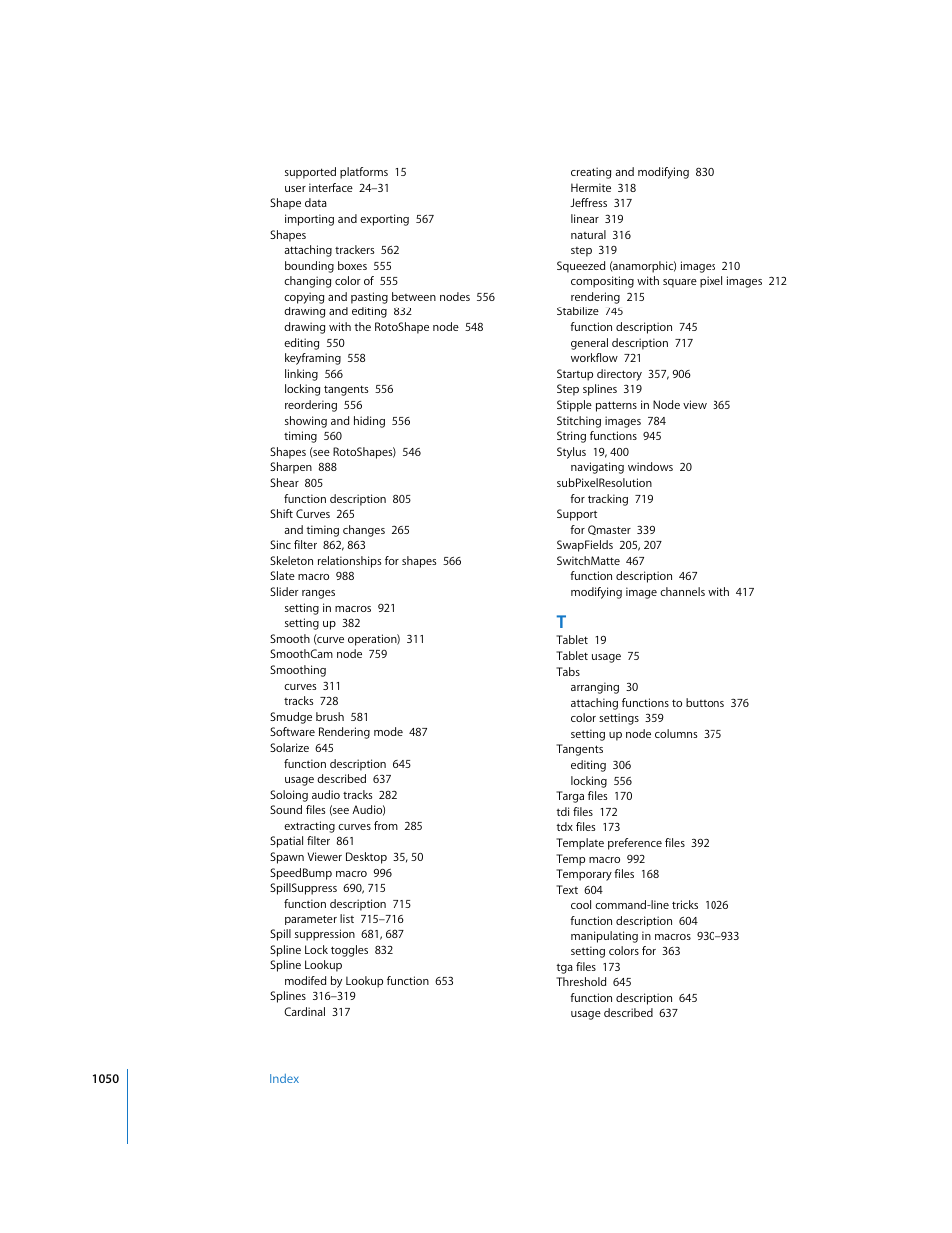 Apple Shake 4 User Manual | Page 1050 / 1054