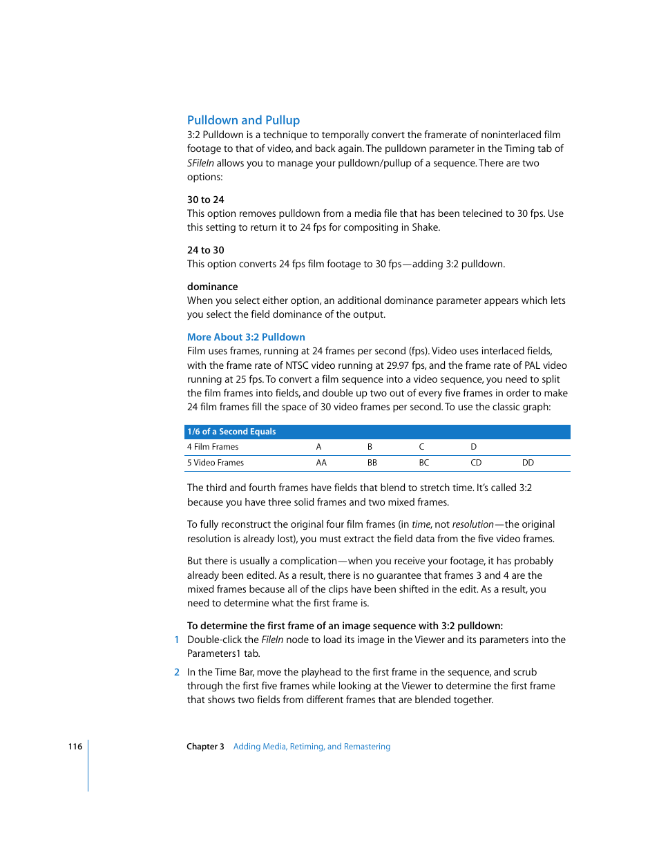 Pulldown and pullup | Apple Shake 4 User Manual | Page 116 / 1054