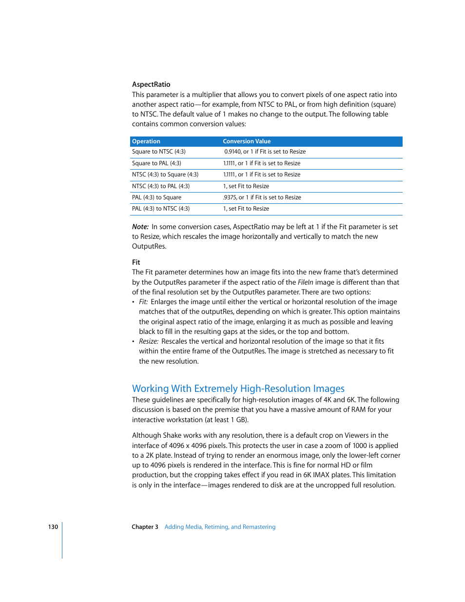 Working with extremely high-resolution images | Apple Shake 4 User Manual | Page 130 / 1054