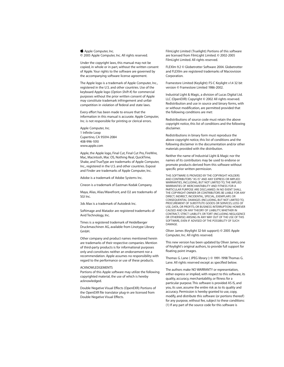 Apple Shake 4 User Manual | Page 2 / 1054