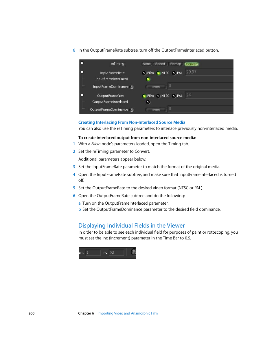 Displaying individual fields in the viewer | Apple Shake 4 User Manual | Page 200 / 1054