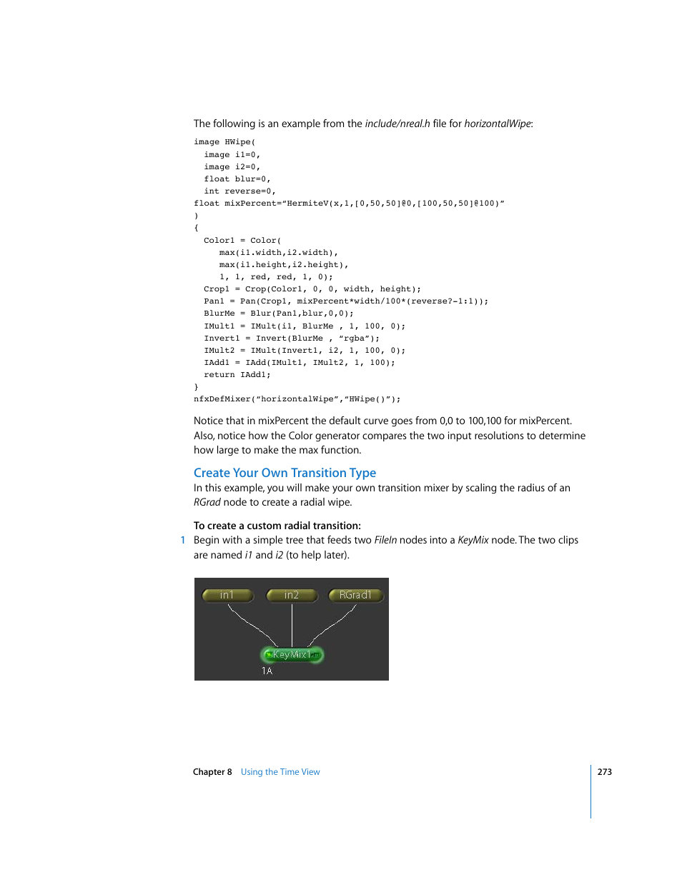 Create your own transition type | Apple Shake 4 User Manual | Page 273 / 1054