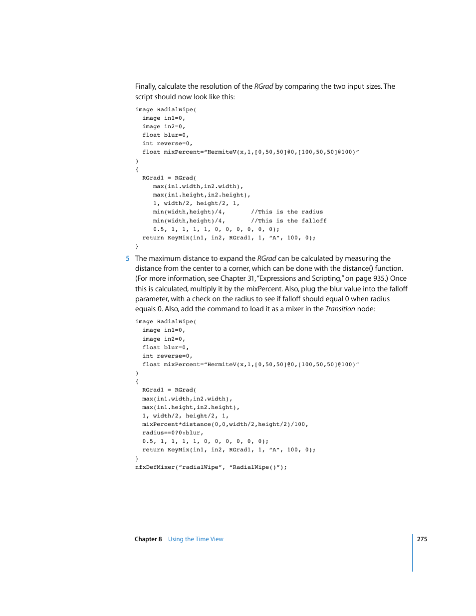 Apple Shake 4 User Manual | Page 275 / 1054