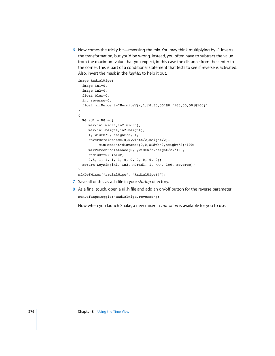 Apple Shake 4 User Manual | Page 276 / 1054