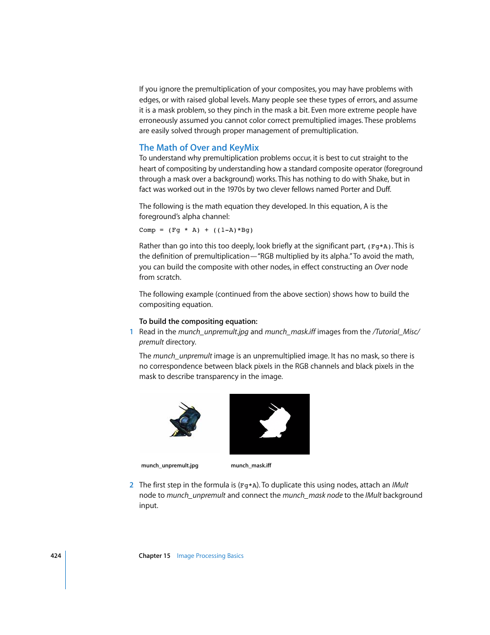 The math of over and keymix | Apple Shake 4 User Manual | Page 424 / 1054