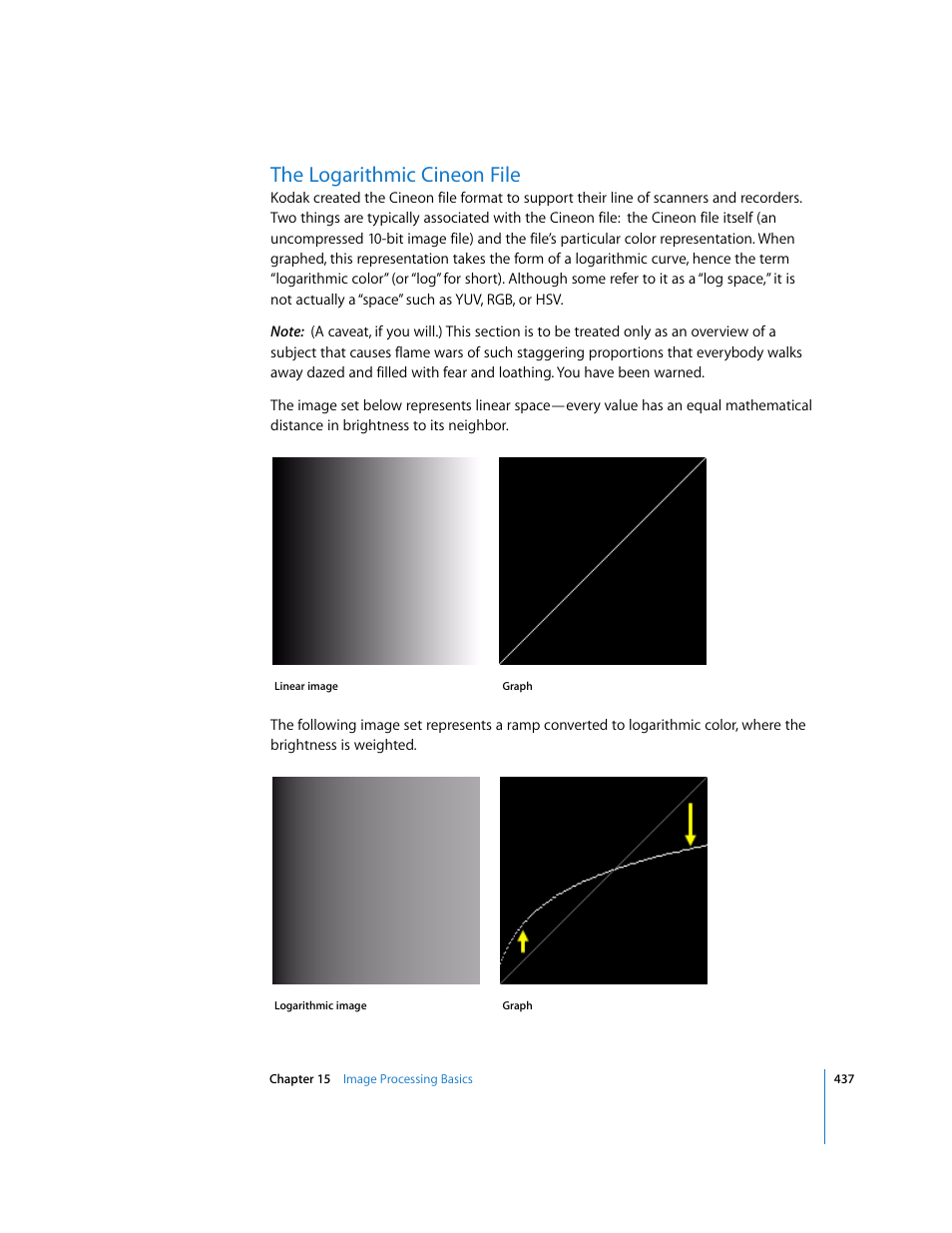 The logarithmic cineon file | Apple Shake 4 User Manual | Page 437 / 1054