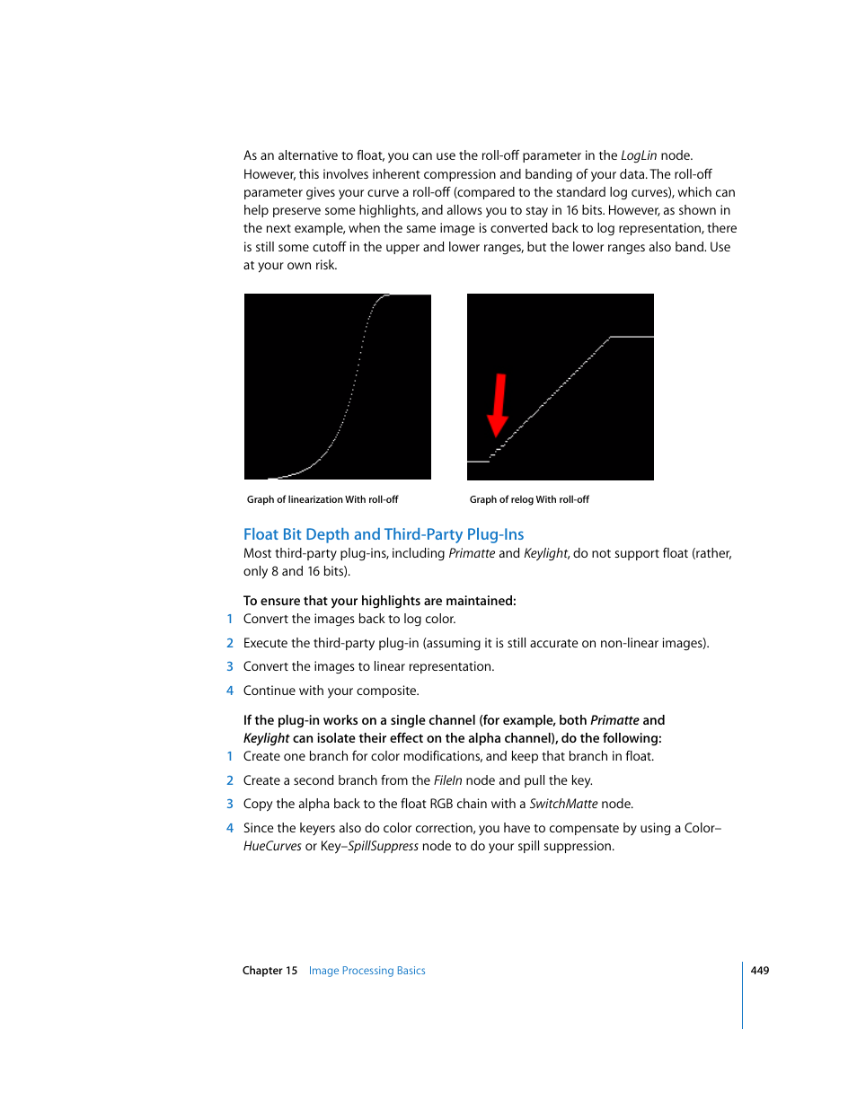 Float bit depth and third-party plug-ins | Apple Shake 4 User Manual | Page 449 / 1054