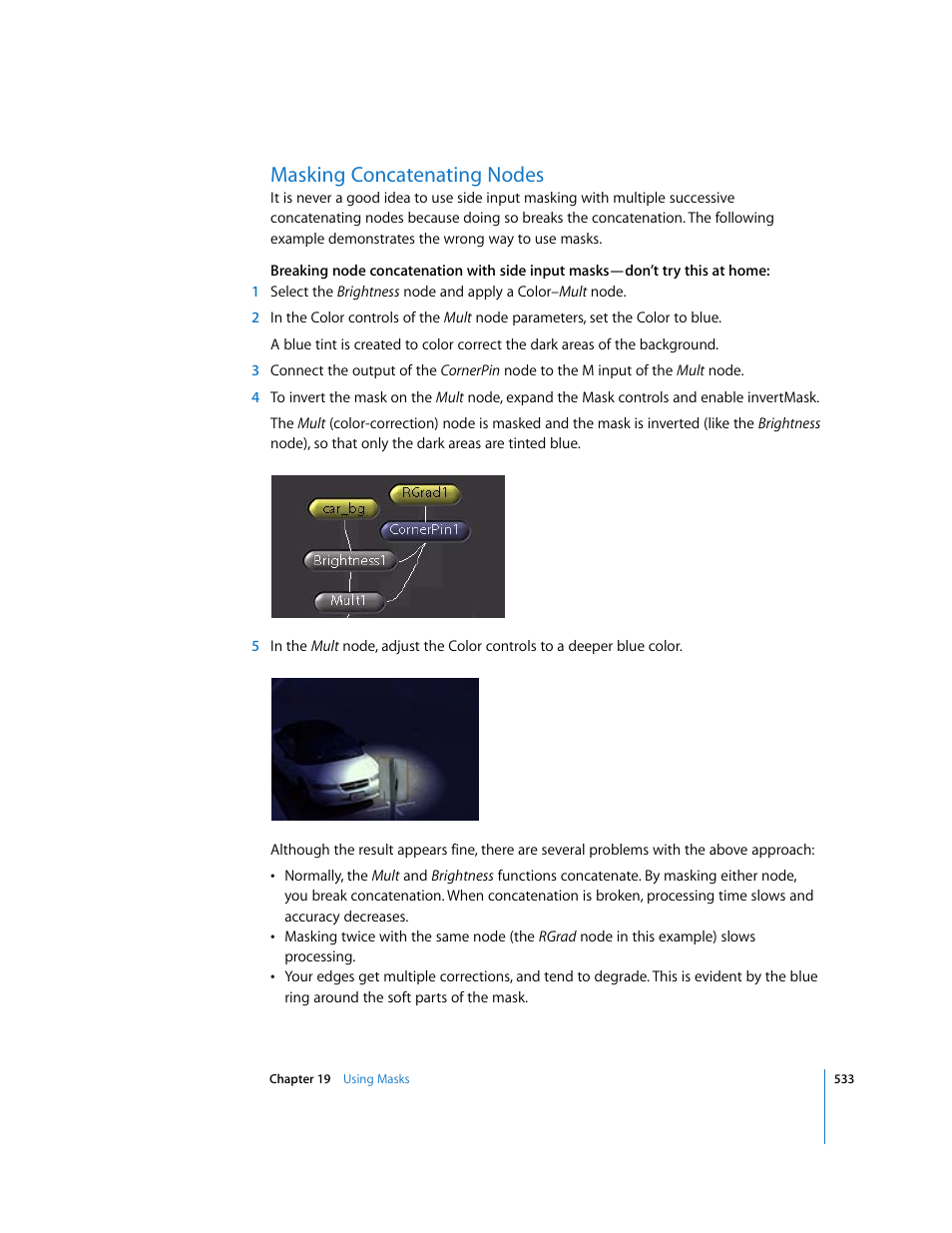 Masking concatenating nodes | Apple Shake 4 User Manual | Page 533 / 1054