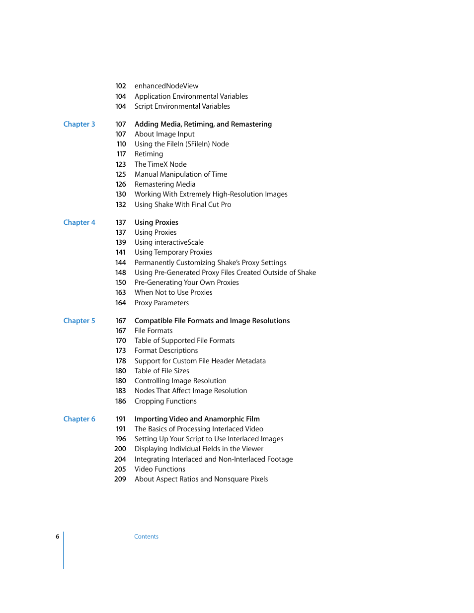 Apple Shake 4 User Manual | Page 6 / 1054