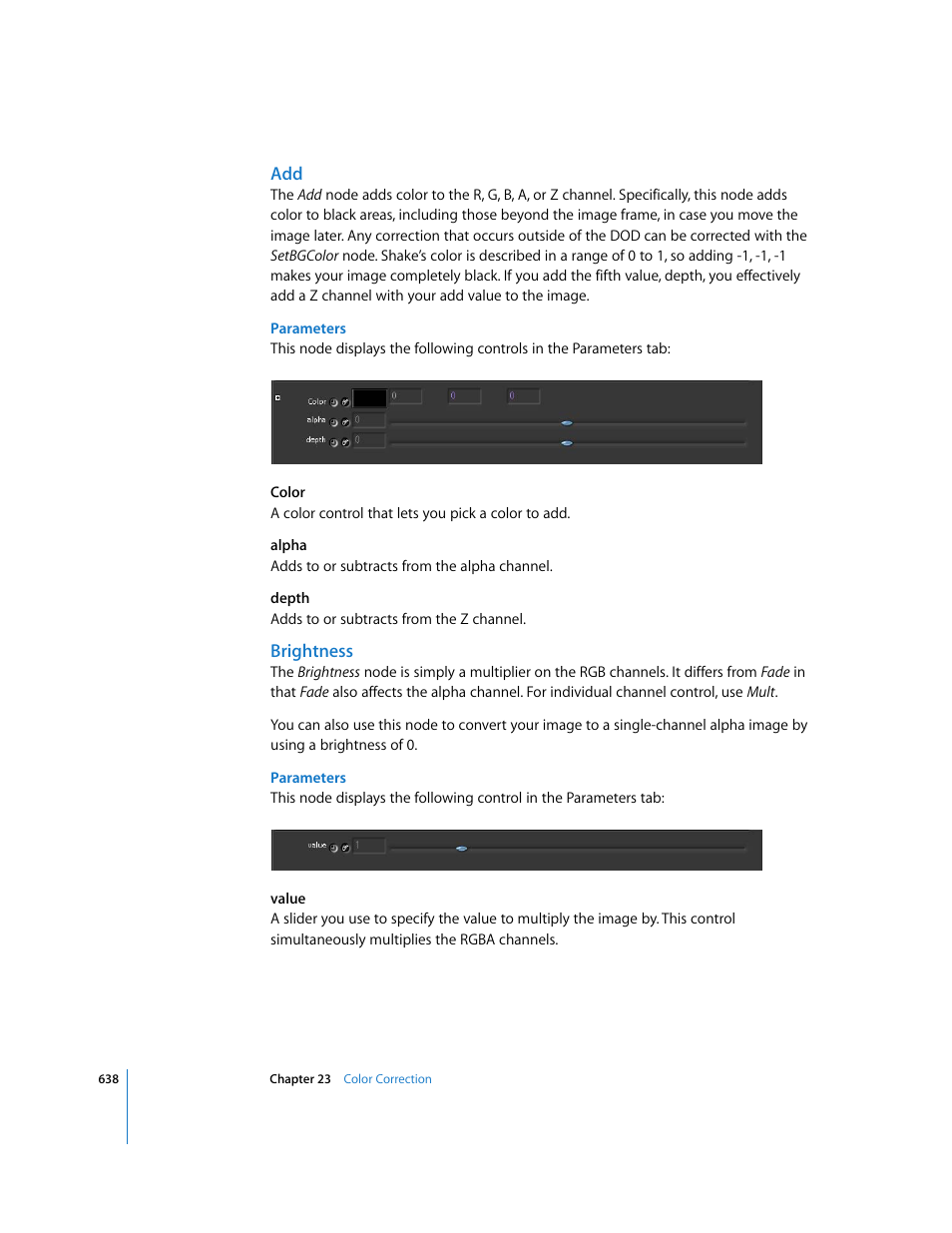 Brightness | Apple Shake 4 User Manual | Page 638 / 1054