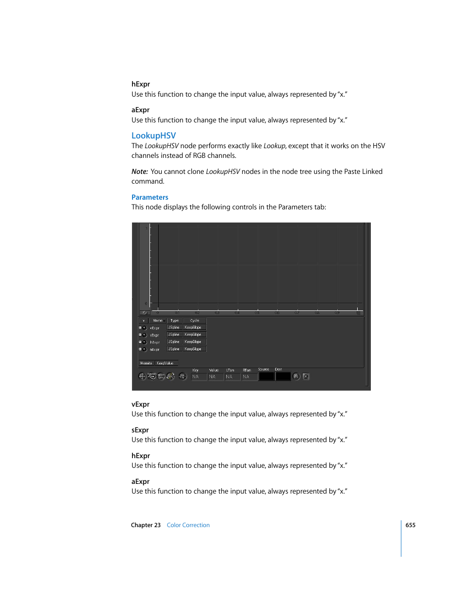 Lookuphsv | Apple Shake 4 User Manual | Page 655 / 1054