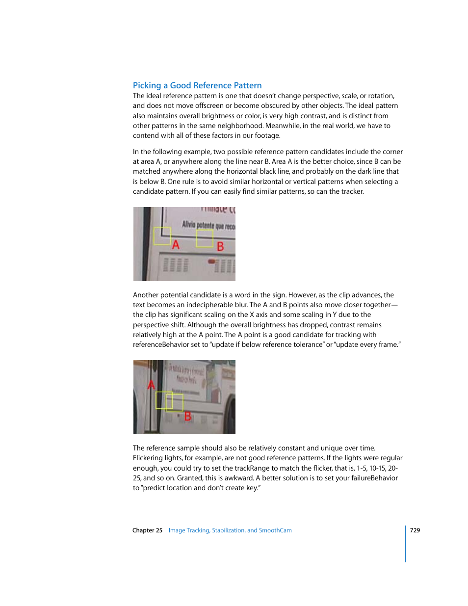 Picking a good reference pattern | Apple Shake 4 User Manual | Page 729 / 1054