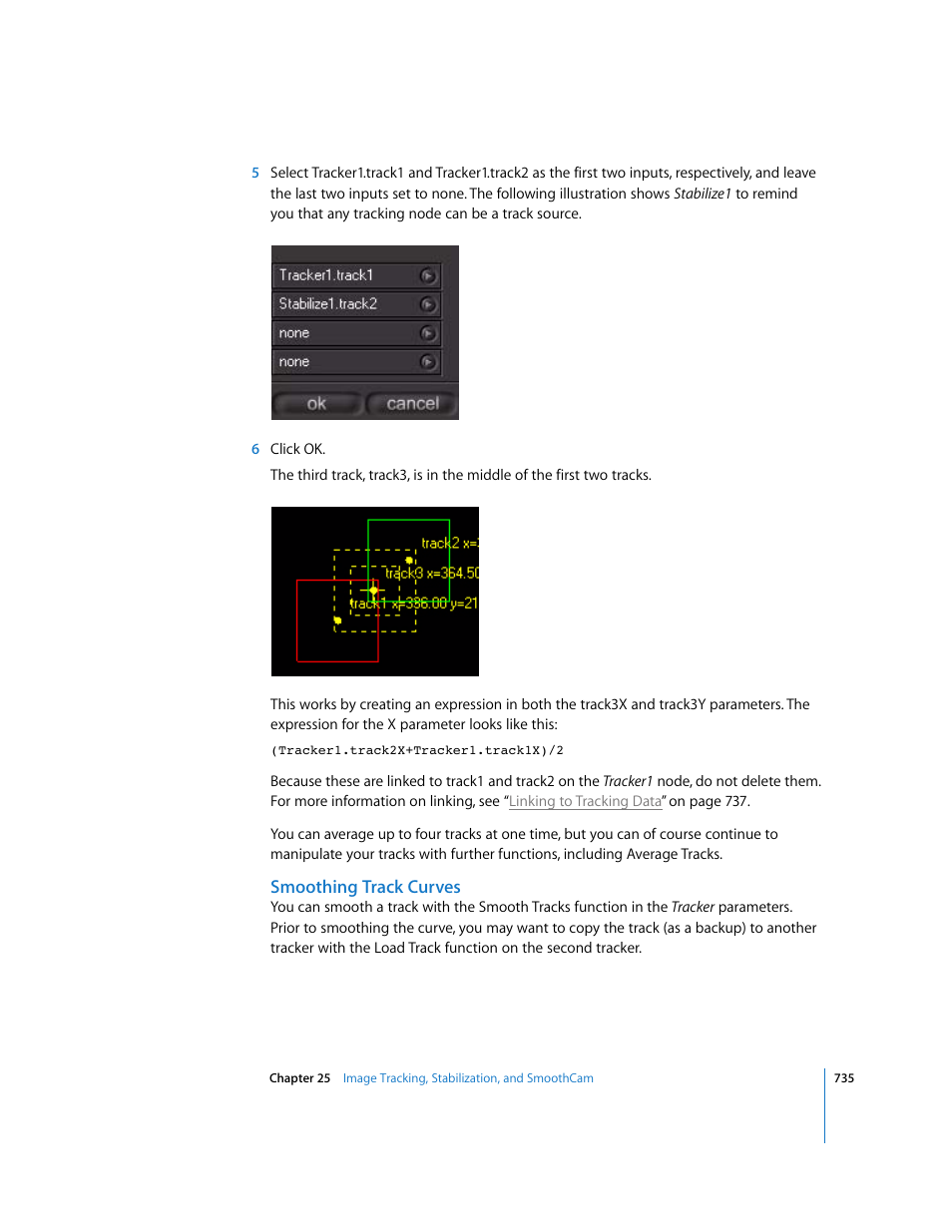 Smoothing track curves | Apple Shake 4 User Manual | Page 735 / 1054