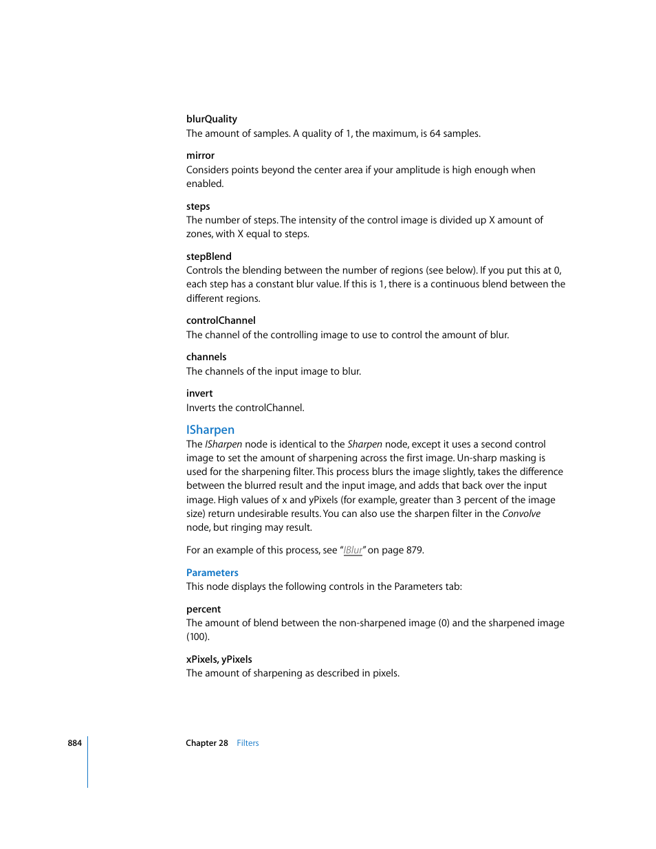 Isharpen | Apple Shake 4 User Manual | Page 884 / 1054