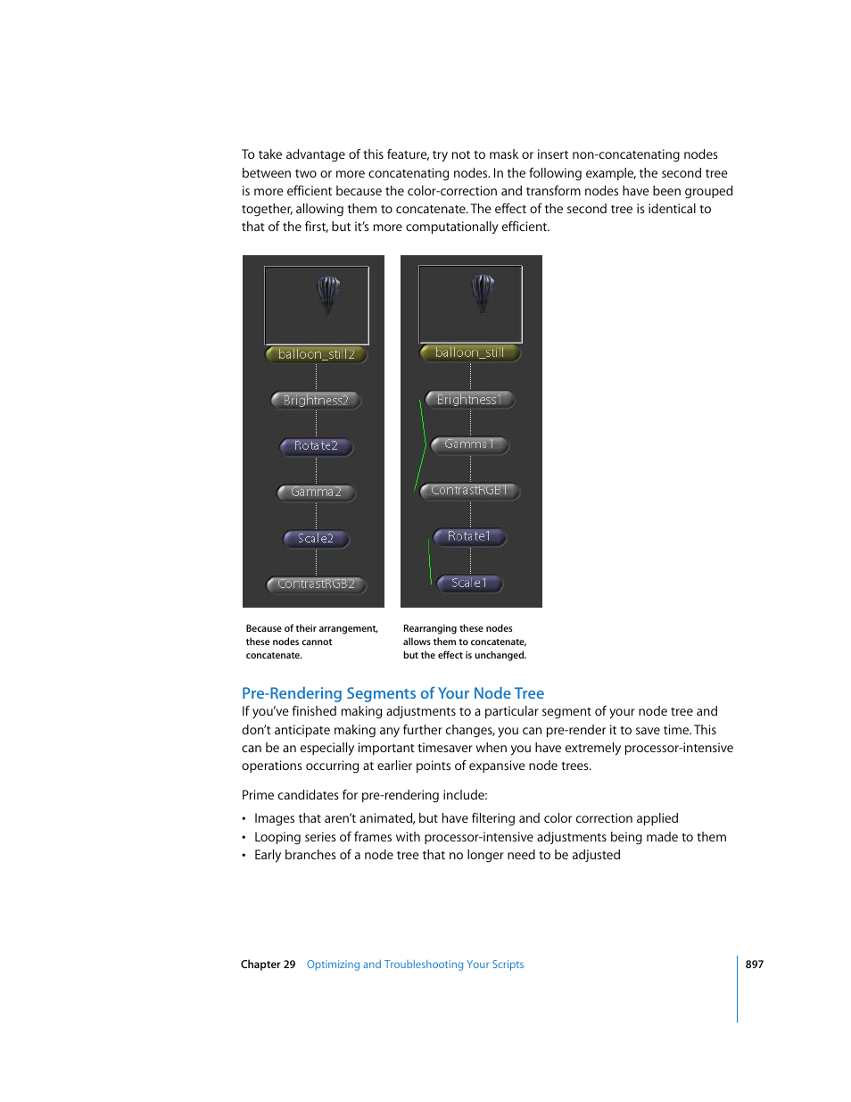 Pre-rendering segments of your node tree | Apple Shake 4 User Manual | Page 897 / 1054