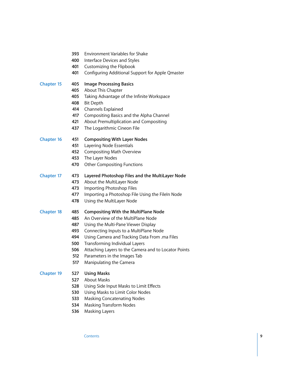 Apple Shake 4 User Manual | Page 9 / 1054