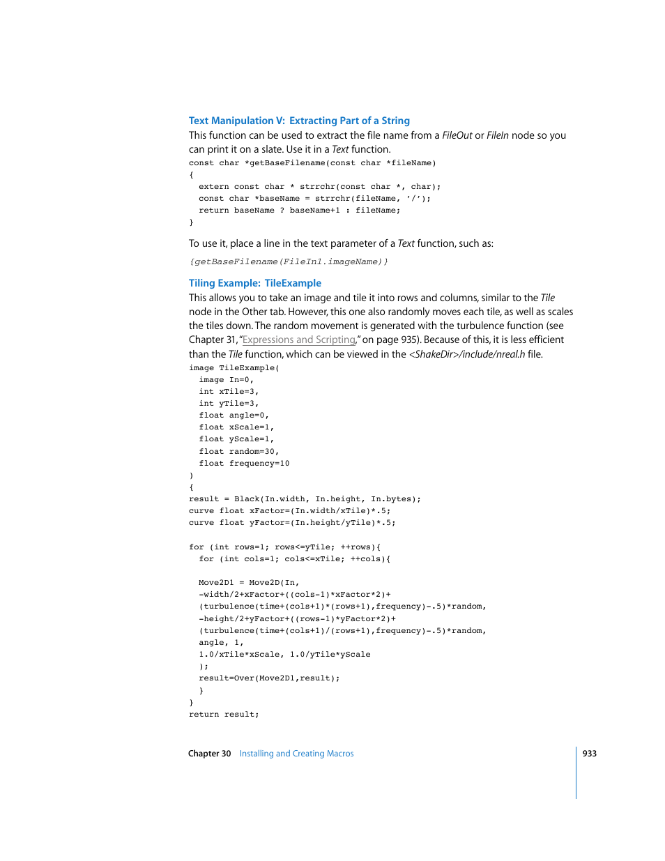 Apple Shake 4 User Manual | Page 933 / 1054