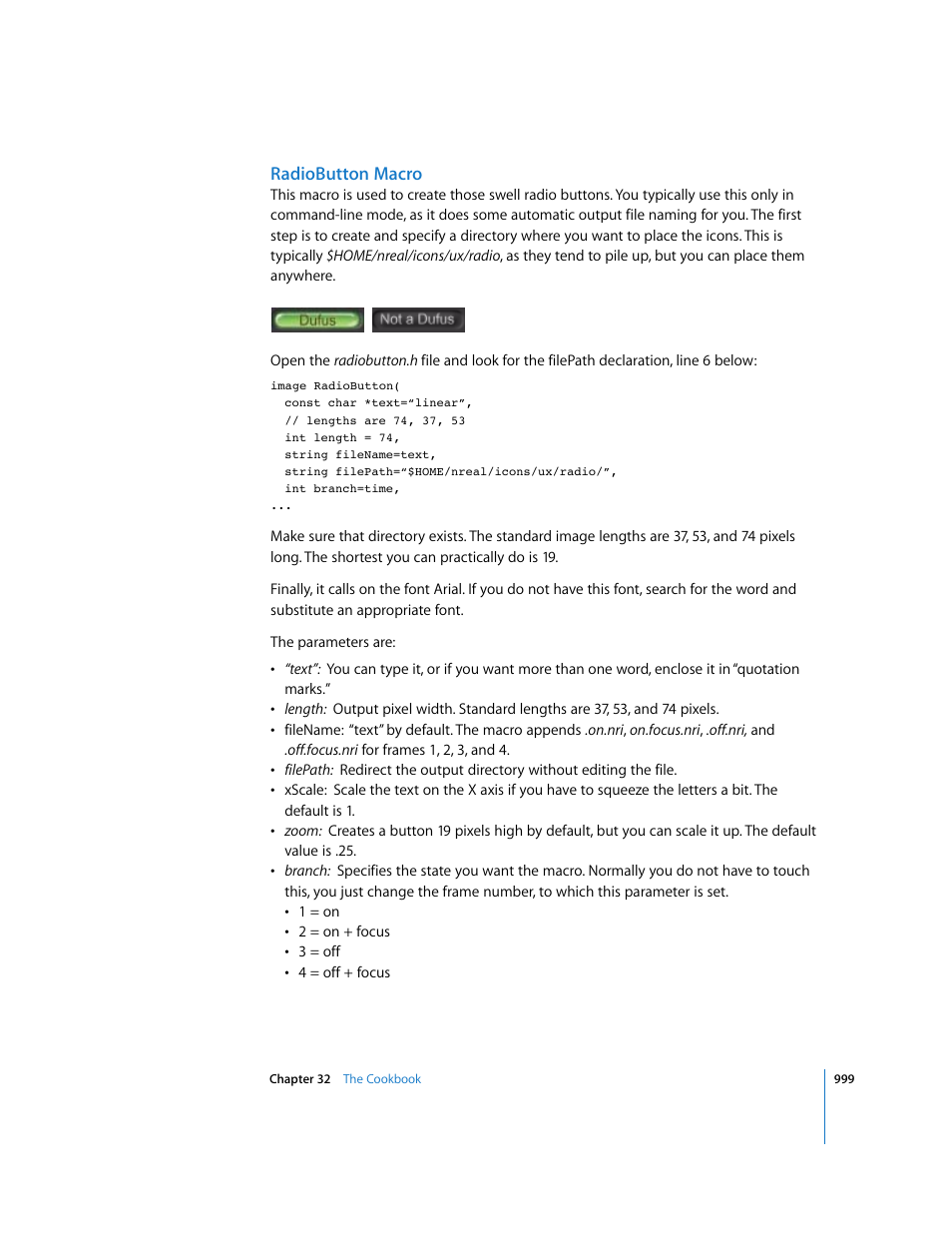Radiobutton macro | Apple Shake 4 User Manual | Page 999 / 1054