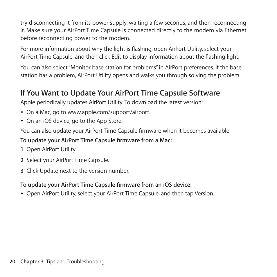 Apple AirPort Time Capsule 802.11ac User Manual | Page 20 / 32