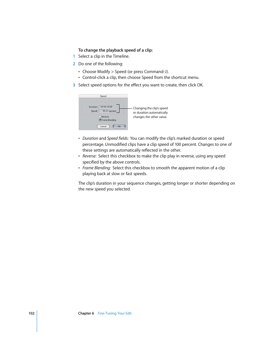 Apple Final Cut Express HD: Getting Started User Manual | Page 102 / 162