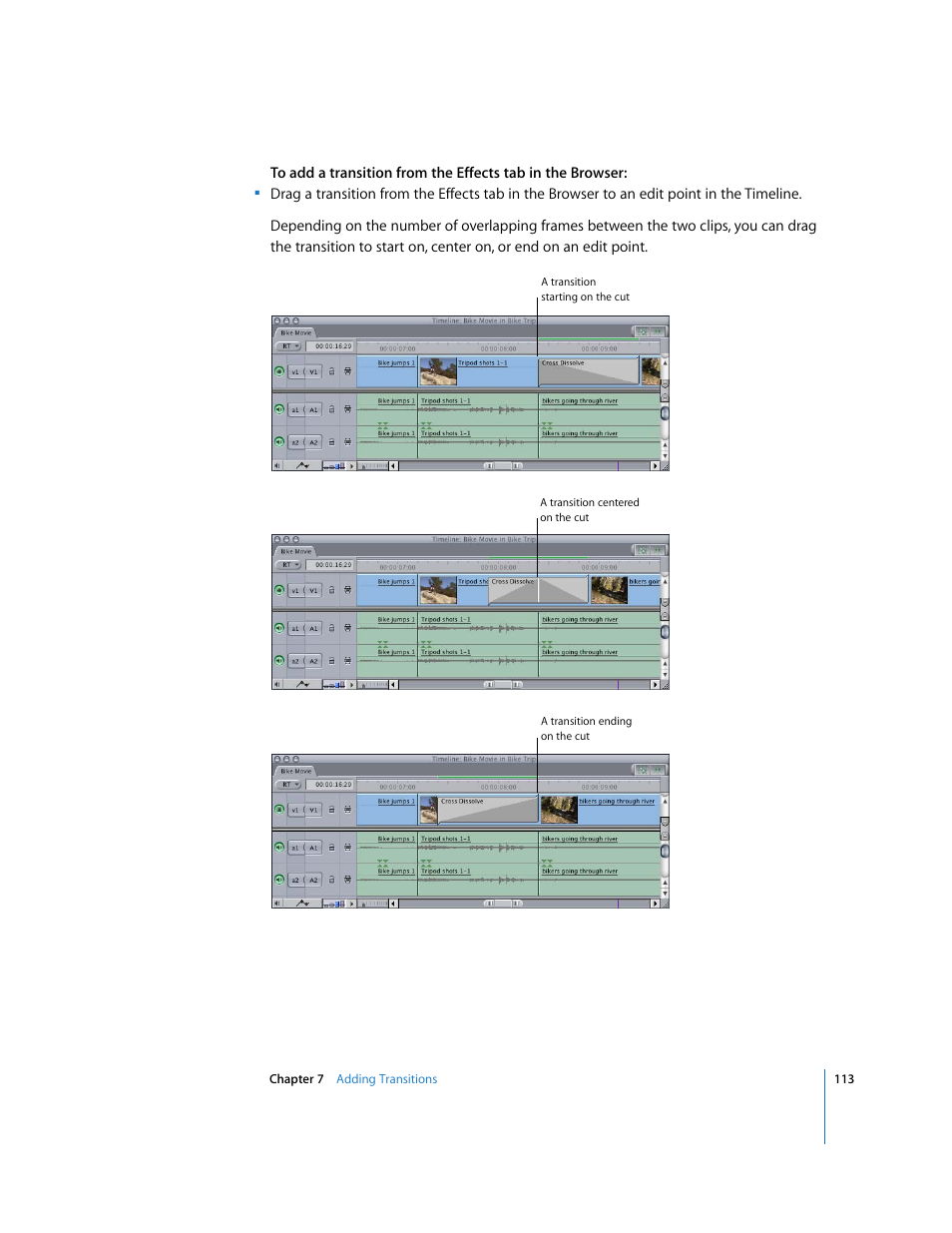 Apple Final Cut Express HD: Getting Started User Manual | Page 113 / 162
