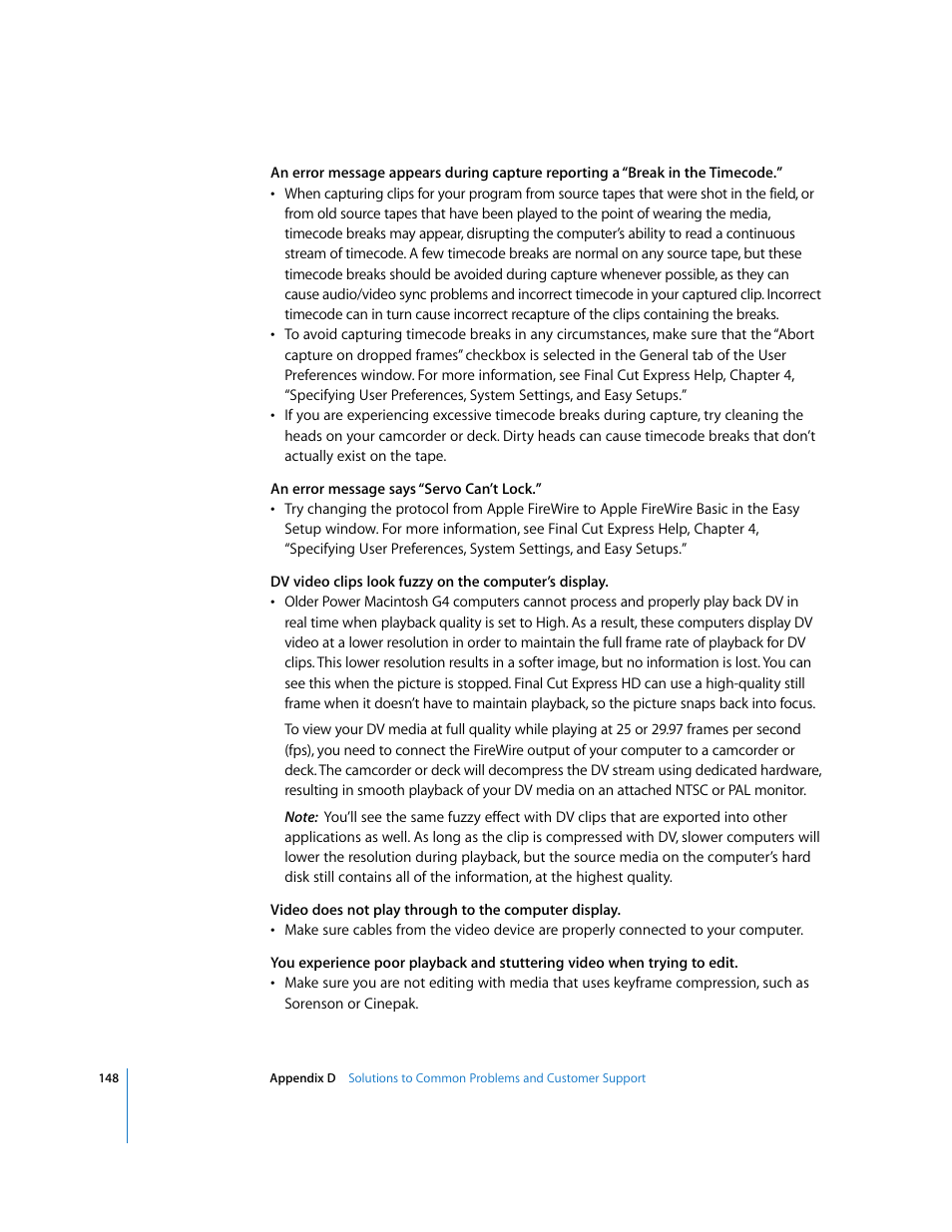 Apple Final Cut Express HD: Getting Started User Manual | Page 148 / 162
