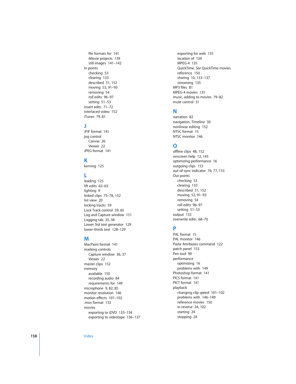 Apple Final Cut Express HD: Getting Started User Manual | Page 158 / 162