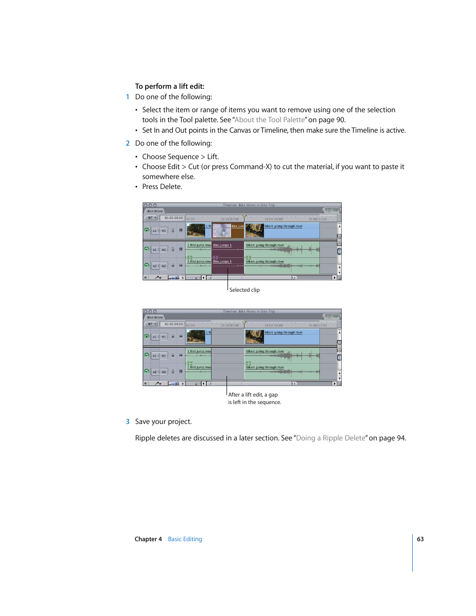 Apple Final Cut Express HD: Getting Started User Manual | Page 63 / 162