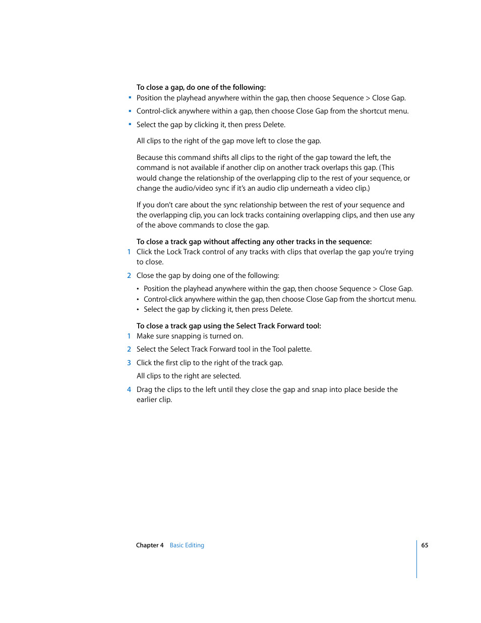 Apple Final Cut Express HD: Getting Started User Manual | Page 65 / 162