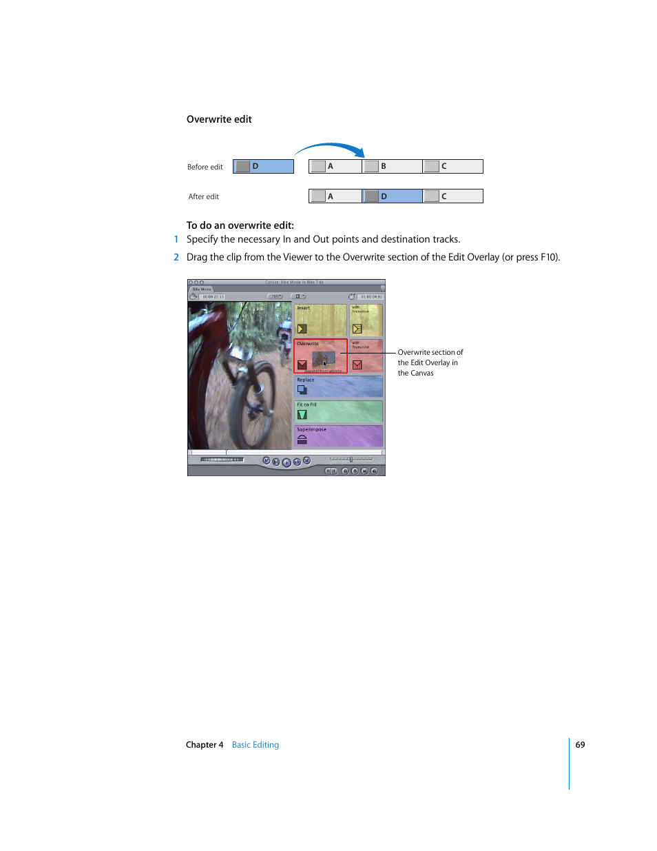 Apple Final Cut Express HD: Getting Started User Manual | Page 69 / 162