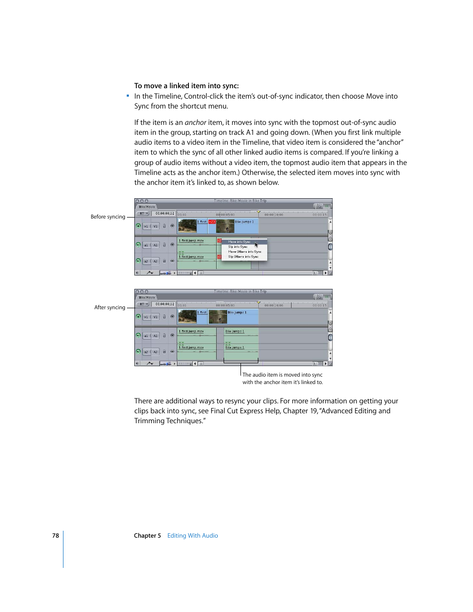 Apple Final Cut Express HD: Getting Started User Manual | Page 78 / 162