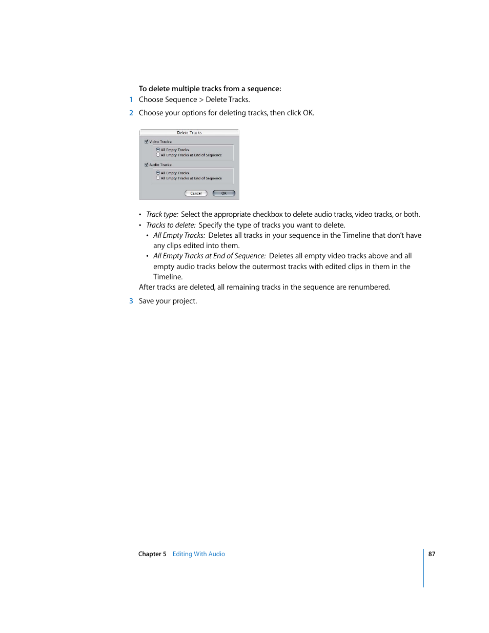 Apple Final Cut Express HD: Getting Started User Manual | Page 87 / 162