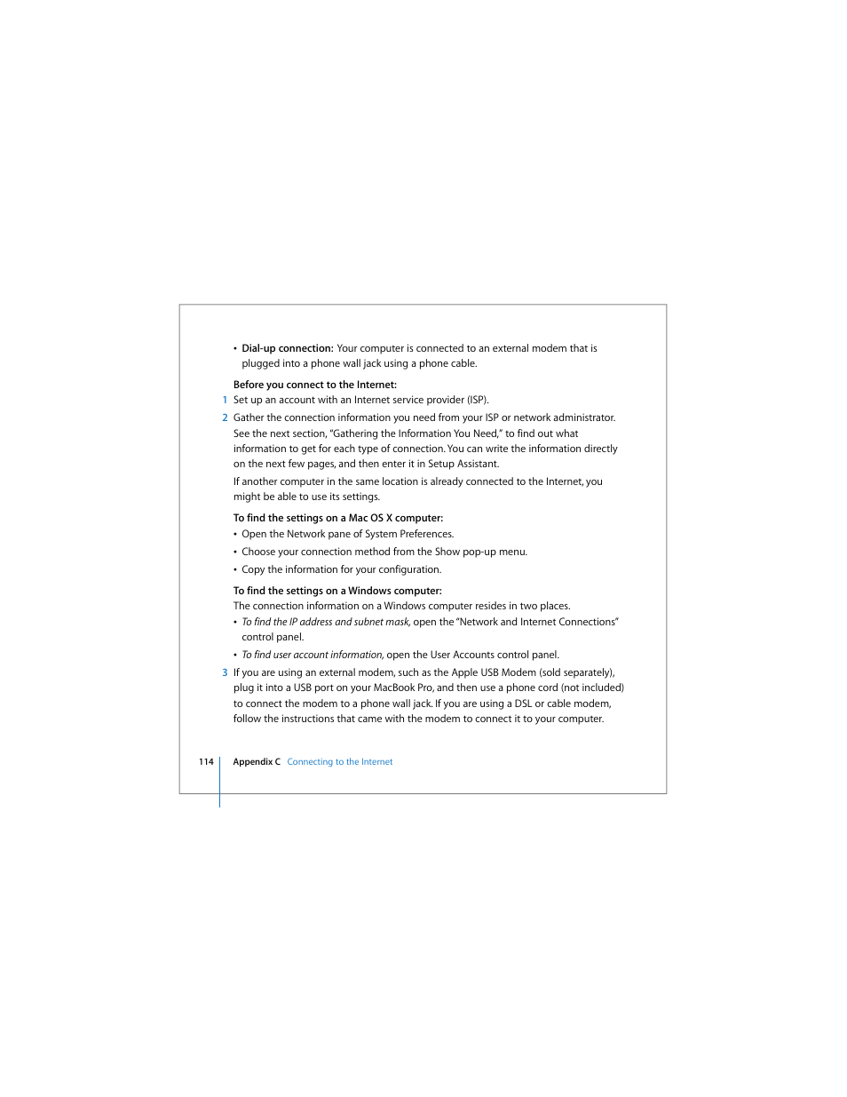 Apple MacBook Pro (17-inch) User Manual | Page 114 / 144