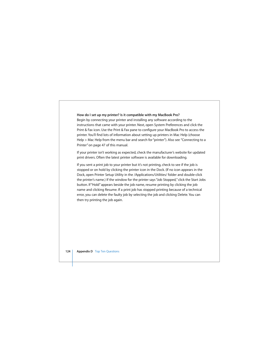 Apple MacBook Pro (17-inch) User Manual | Page 124 / 144