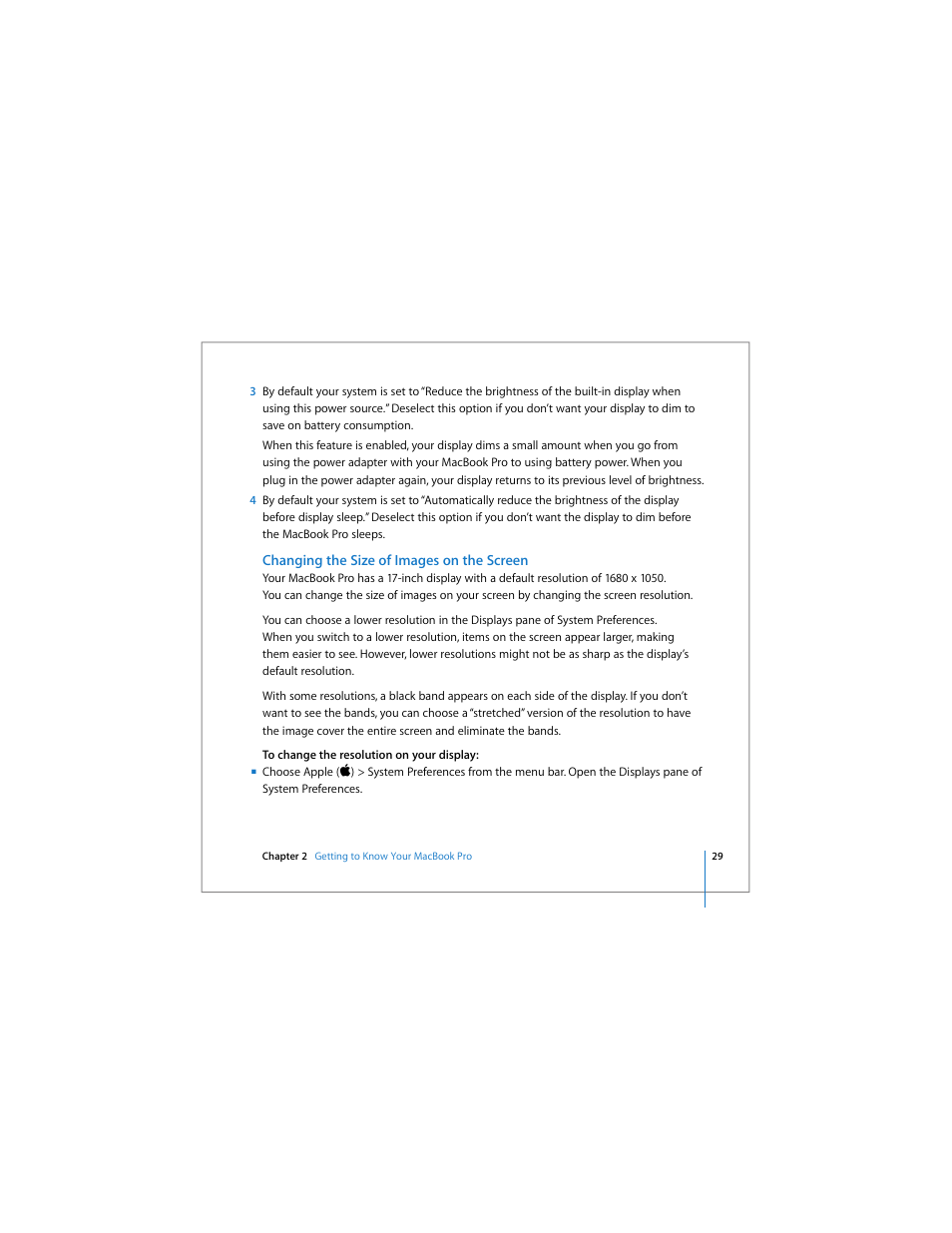 Apple MacBook Pro (17-inch) User Manual | Page 29 / 144