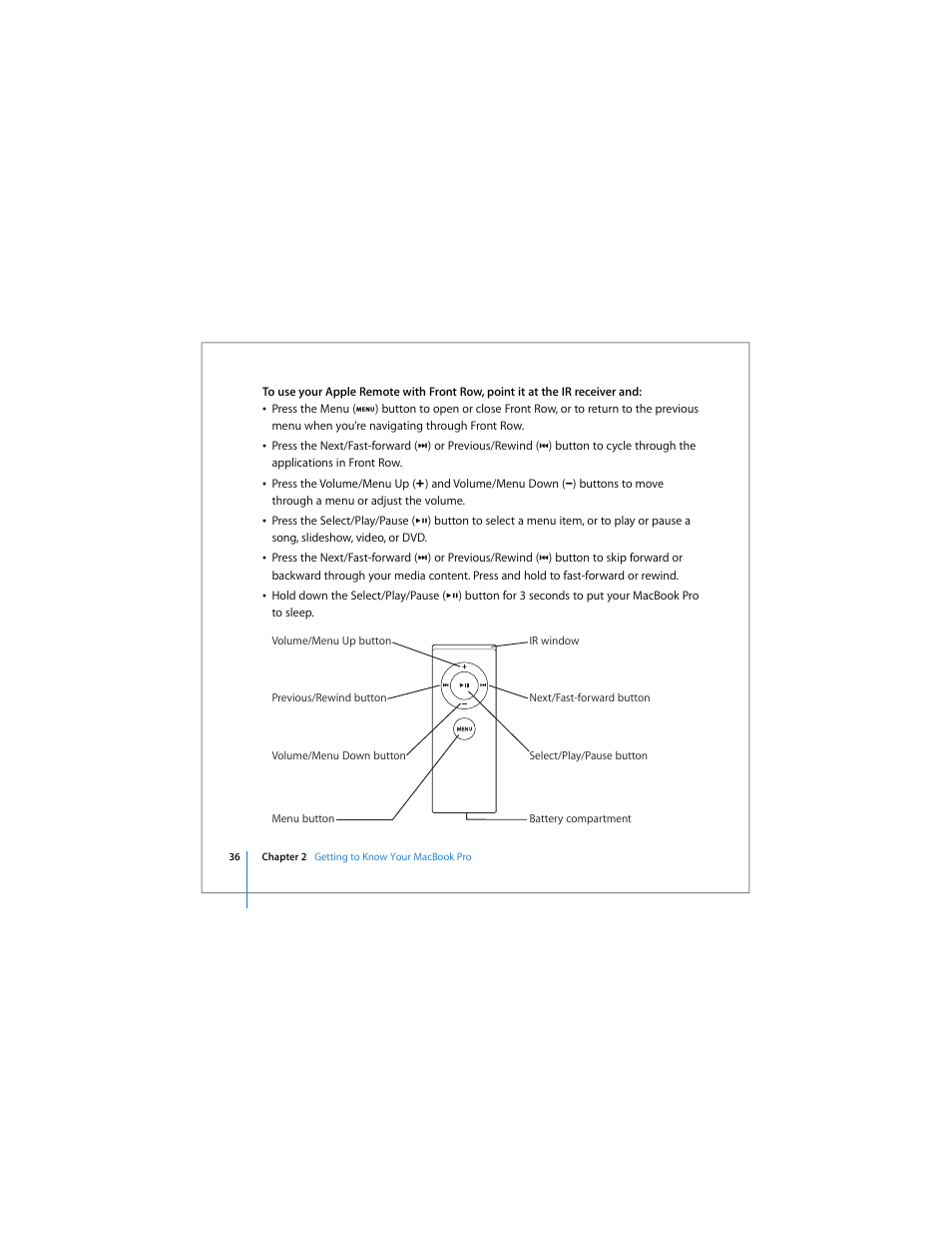 Apple MacBook Pro (17-inch) User Manual | Page 36 / 144