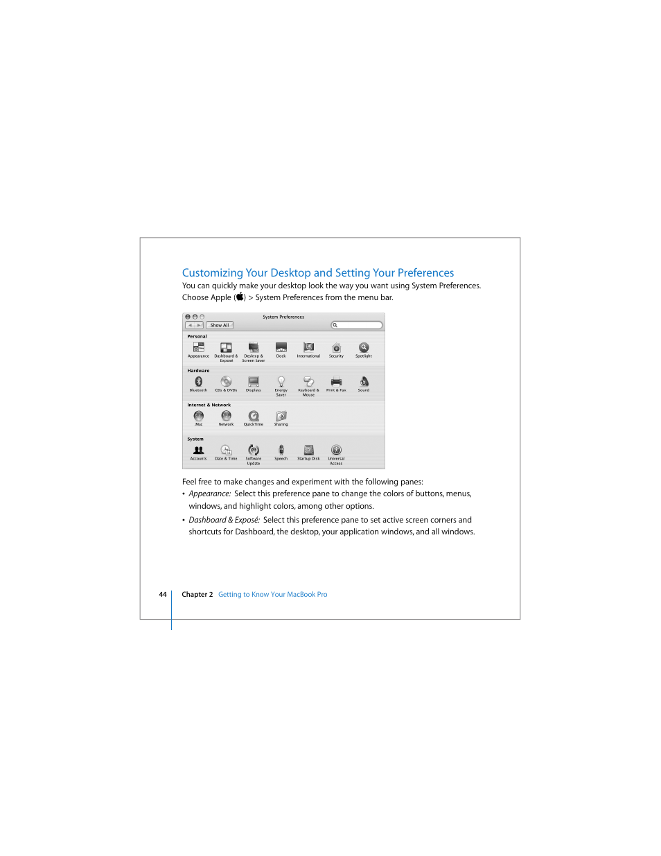 Apple MacBook Pro (17-inch) User Manual | Page 44 / 144