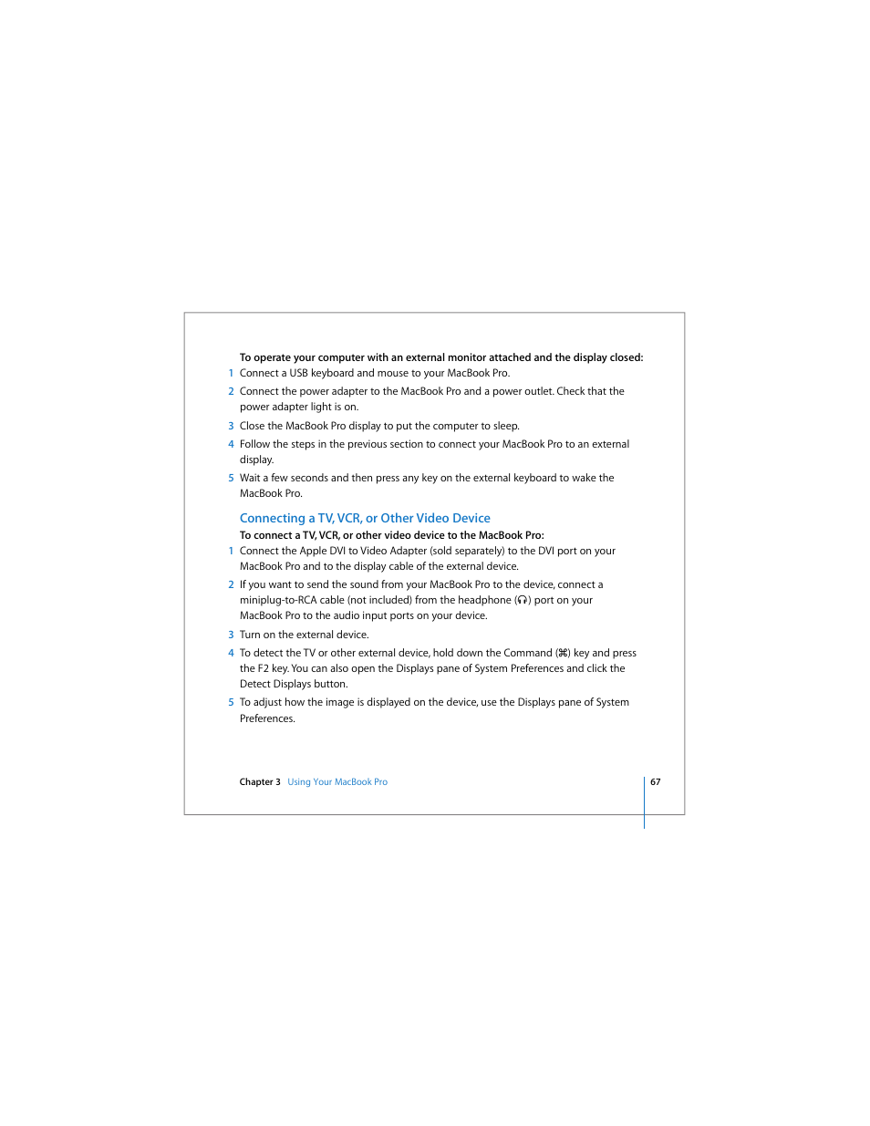 Apple MacBook Pro (17-inch) User Manual | Page 67 / 144