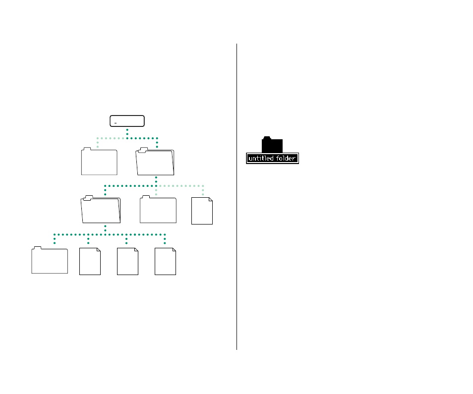 Using folders to organize your files 118, Creating and naming folders 118, Using folders to organize your files | Creating and naming folders | Apple PowerBook (Duo 270C) User Manual | Page 134 / 350