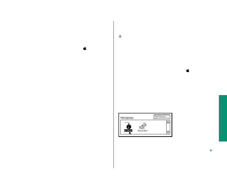 Removing a sound 133, Recording sounds 133, Removing a sound | Recording sounds | Apple PowerBook (Duo 270C) User Manual | Page 149 / 350