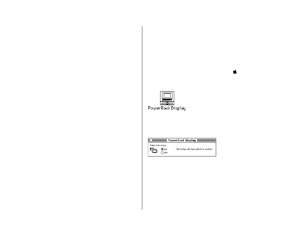 Using a second monitor for presentations 142, Using a second monitor for presentations | Apple PowerBook (Duo 270C) User Manual | Page 158 / 350