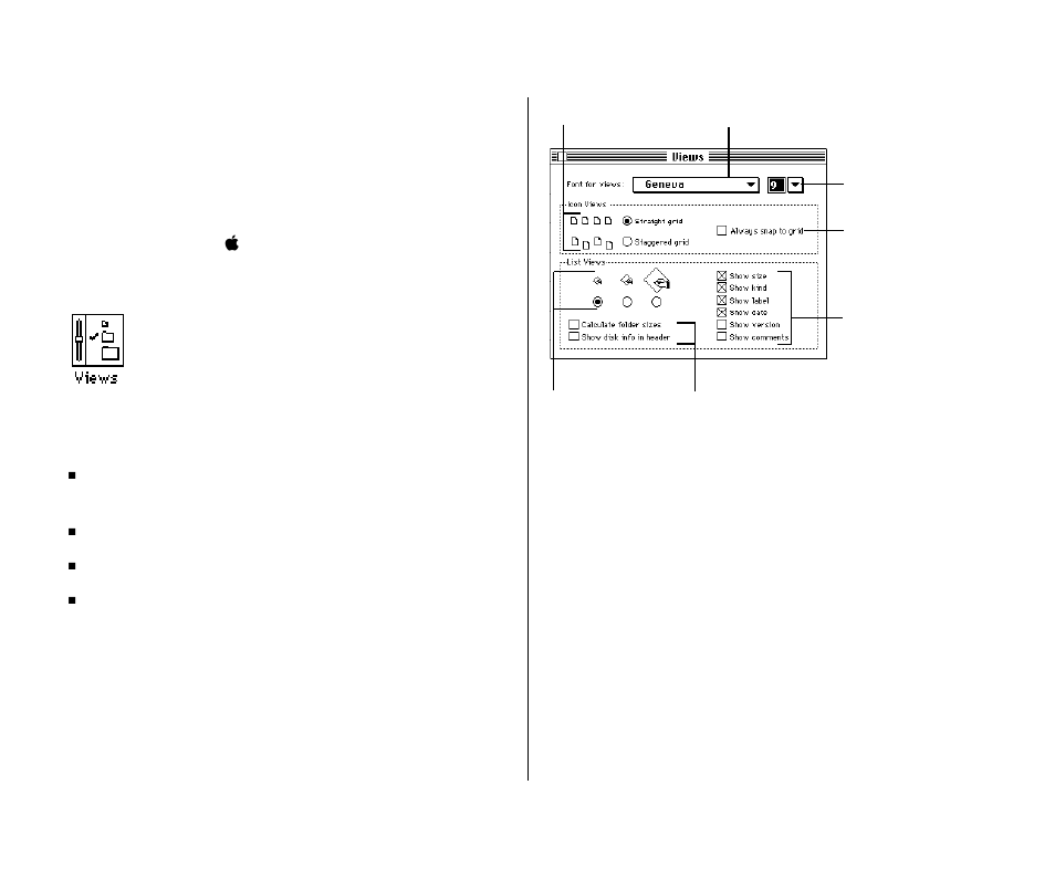 Changing the way the contents of windows appear | Apple PowerBook (Duo 270C) User Manual | Page 174 / 350