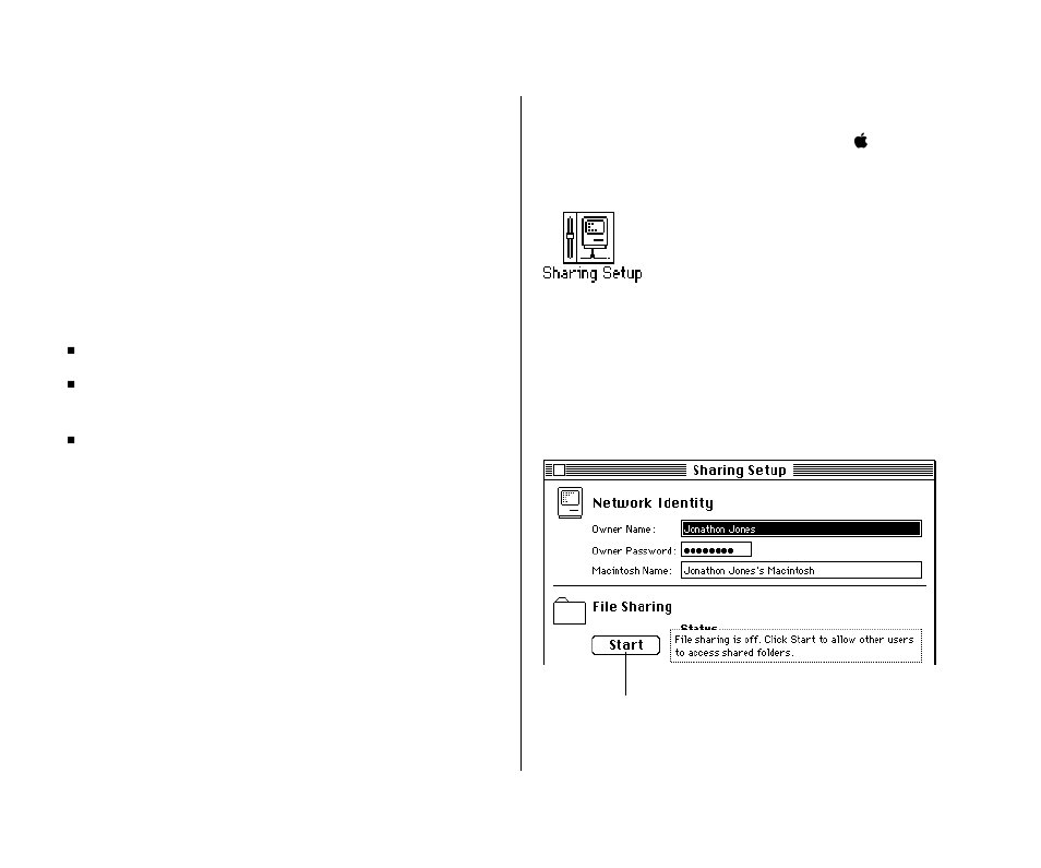 Sharing your own files 192, How file sharing works 192, Turning file sharing on 192 | Sharing your own files, How file sharing works, Turning file sharing on | Apple PowerBook (Duo 270C) User Manual | Page 208 / 350