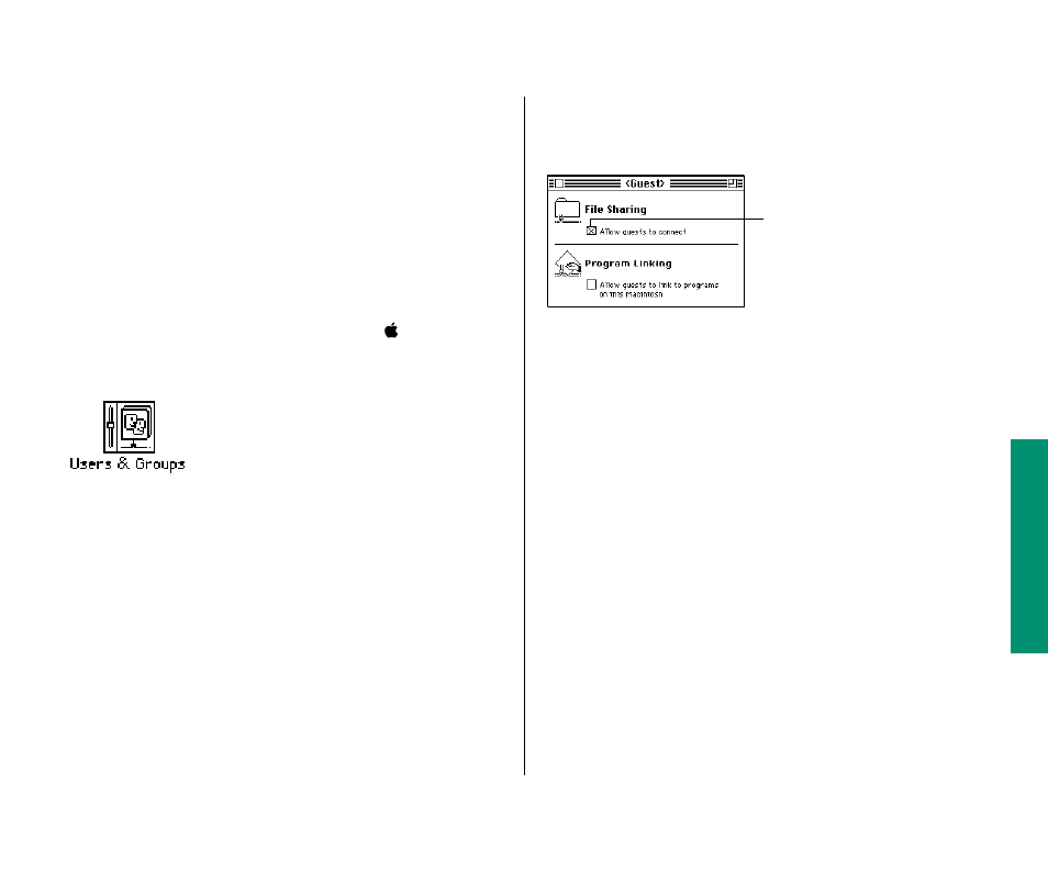 Turning on guest access 193, Turning on guest access | Apple PowerBook (Duo 270C) User Manual | Page 209 / 350