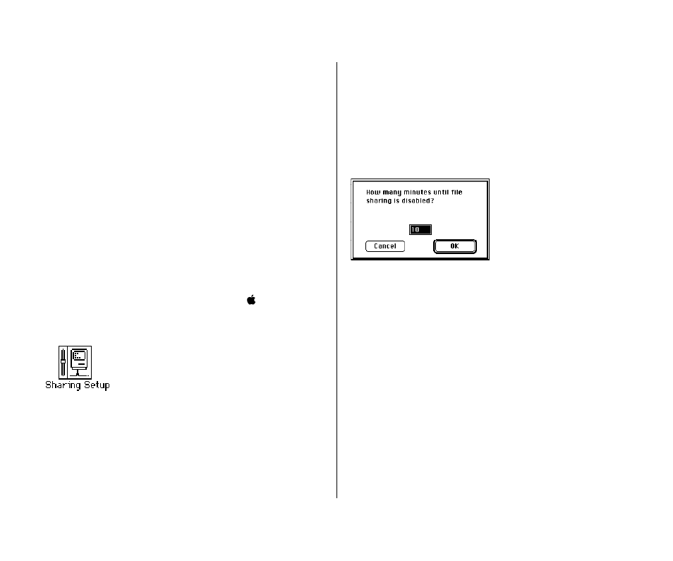 Turning file sharing off 202, Turning file sharing off | Apple PowerBook (Duo 270C) User Manual | Page 218 / 350