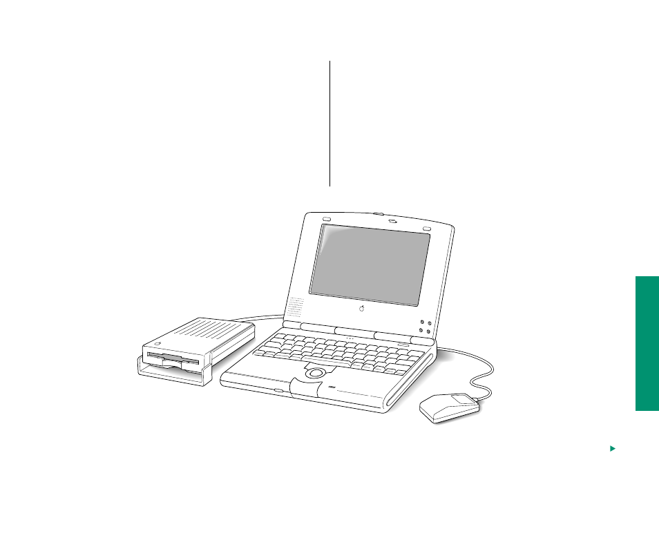 Using the powerbook duo floppy adapter 251, To the powerbook duo 251, Using the powerbook duo floppy adapter | Apple PowerBook (Duo 270C) User Manual | Page 267 / 350