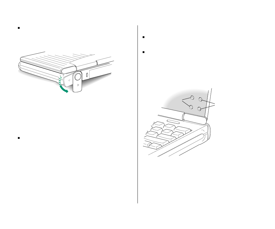 Mouse, Built-in display | Apple PowerBook (Duo 270C) User Manual | Page 40 / 350