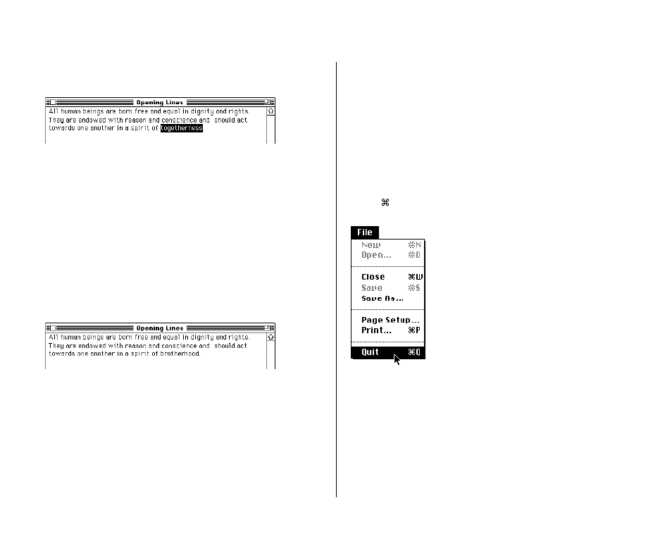 Quit a program 60, Quit a program | Apple PowerBook (Duo 270C) User Manual | Page 76 / 350