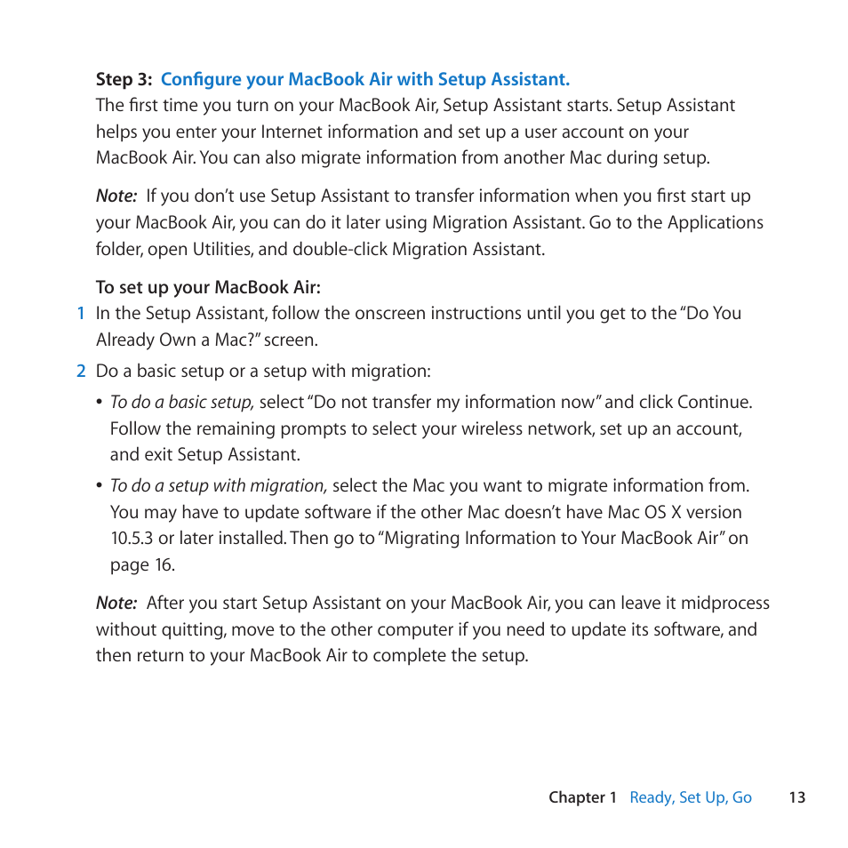 Apple MacBook Air (11-inch, Late 2010) User Manual | Page 13 / 72