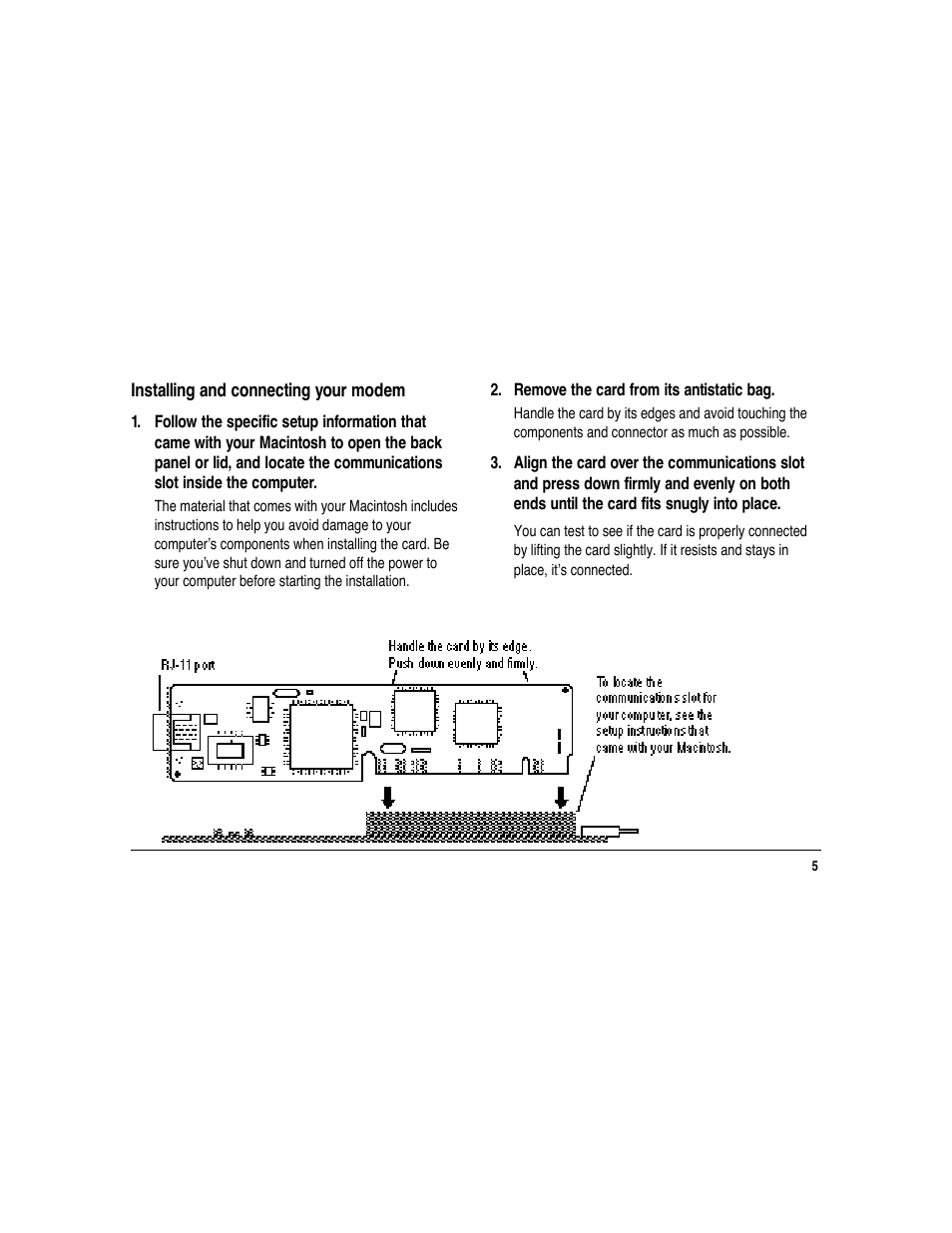 Apple Macintosh Express Fax/Modem User Manual | Page 5 / 8